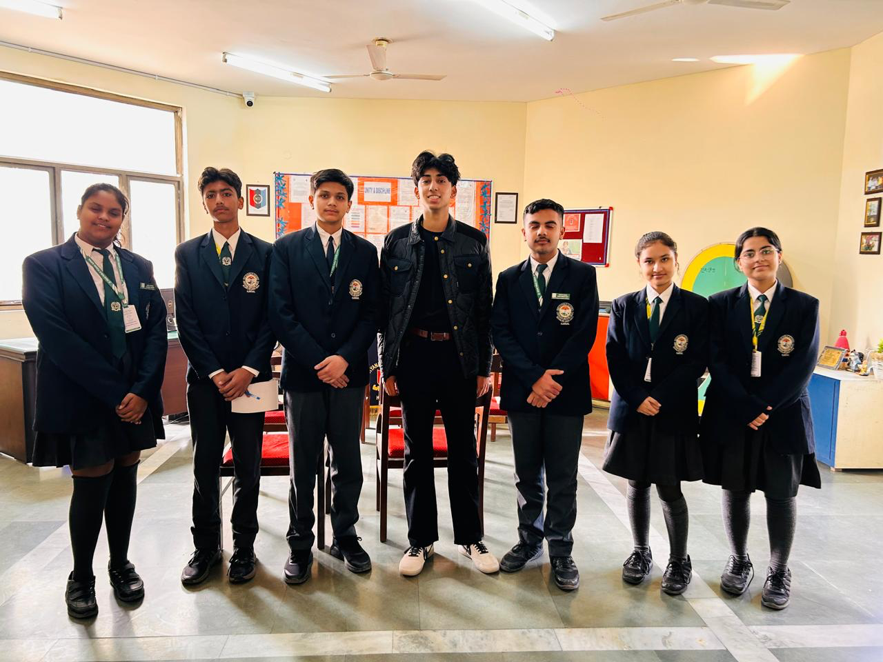 Arth Bhardwaj at DPS Karnal Campus Visit